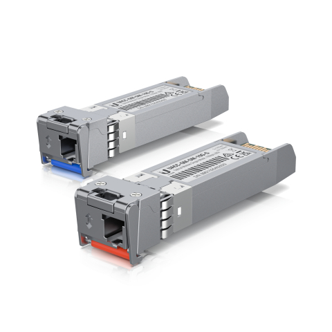 Ubiquiti 10Gbps bidirektionales optisches Single-Mode-Modul, 2-Pack