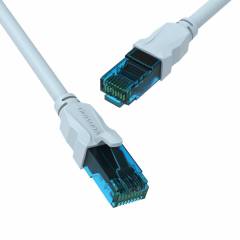 Patchkabel UTP Cat5e 0.75m eisblau