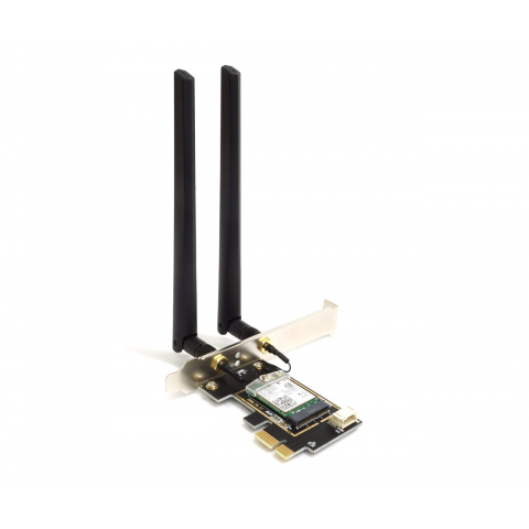 Alfa Wi-Fi 6E PCIe Karte mit Dipolantenne