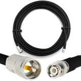 BNC Stecker auf PL259 1m UHF CB-Funk Flexibles Koaxialkabel — LMR400 UF UltraFlex entspricht